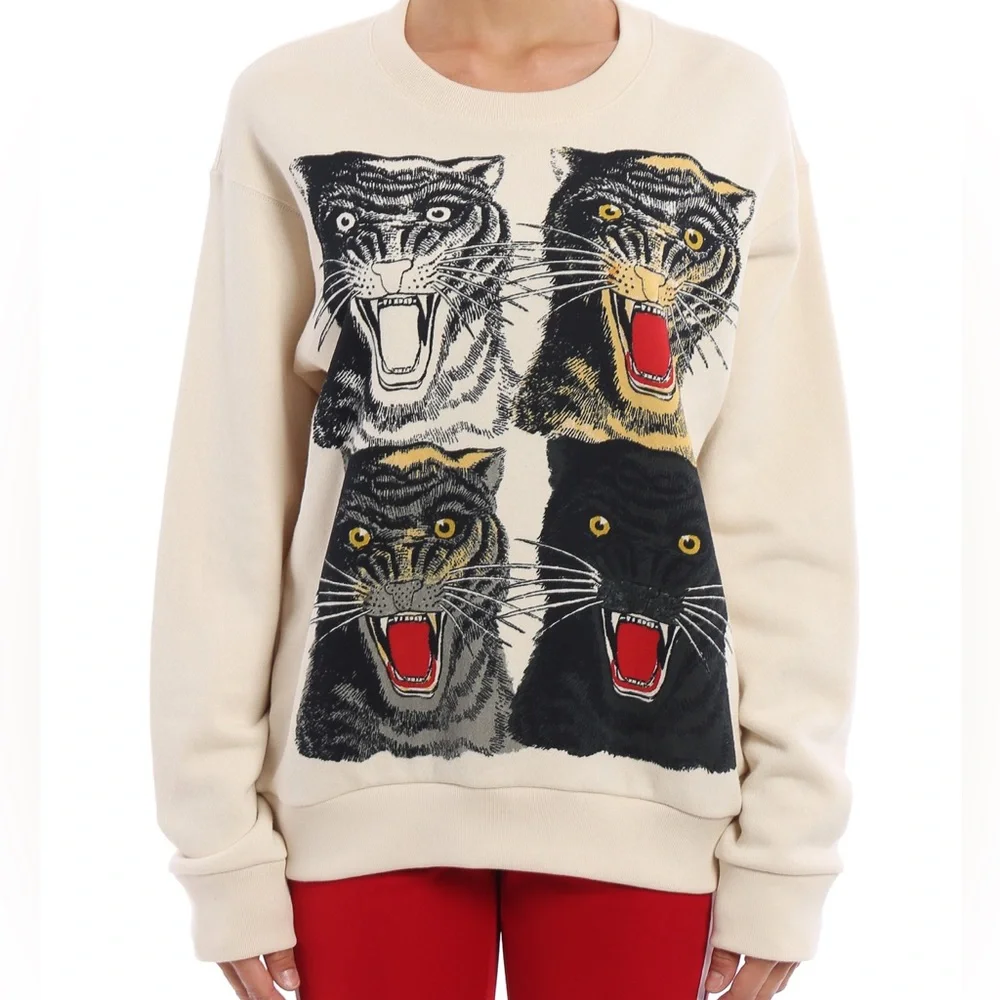 GUCCI
Tiger print oversize sweatshirt size XS - Picture 4 of 8